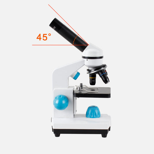 HKM-995411 Children's Optical Microscope with 25x Eyepiece and 40x Objective Lens, Includes Mobile Phone Holder