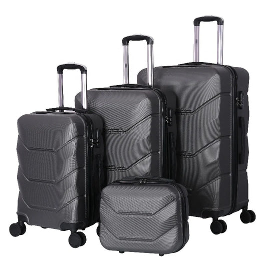 HKM-995731 Carry-On Hard Shell Suitcases – 20", 24", and 28" Travel Luggage Sets