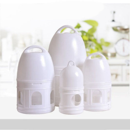 HKM-999891 Pigeon Feeding Bottle - White Plastic Container, Available in 1L, 3L, and 5L Sizes
