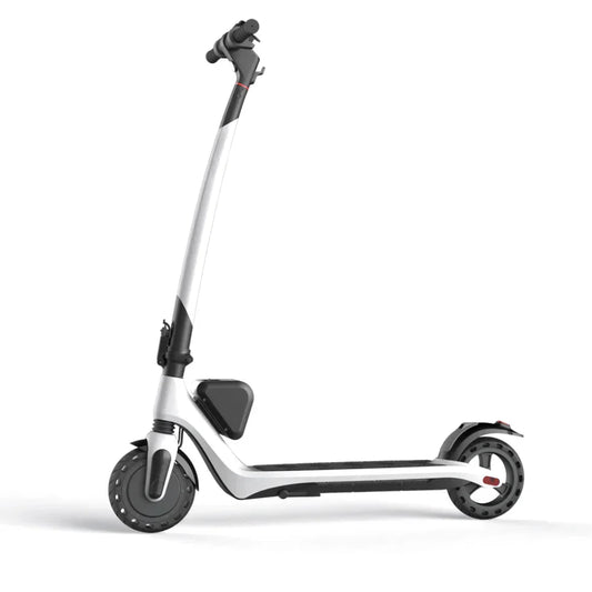 HKM-A3 Plus 27.9 Miles 36V 13Ah 468Wh 350W Single-Motor Drive Extended-Range Foldable Electric Scooter - White