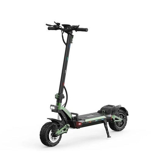 HKM-Z6M 43.5 Miles 48V 23Ah 1104Wh 3000W Dual-Motor Drive Long-Range Foldable Electric Scooter - Green