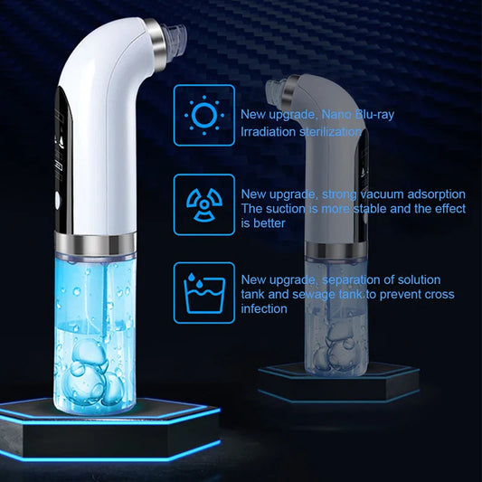 HKM-291731 Facial Lift Electric Micro Bubble Water Cycle Acne and Pore Vacuum Cleaner