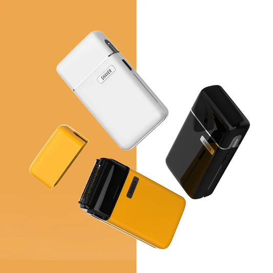 HKM-488339 Portable Waterproof Electric Shaver with Triple Blade for Men