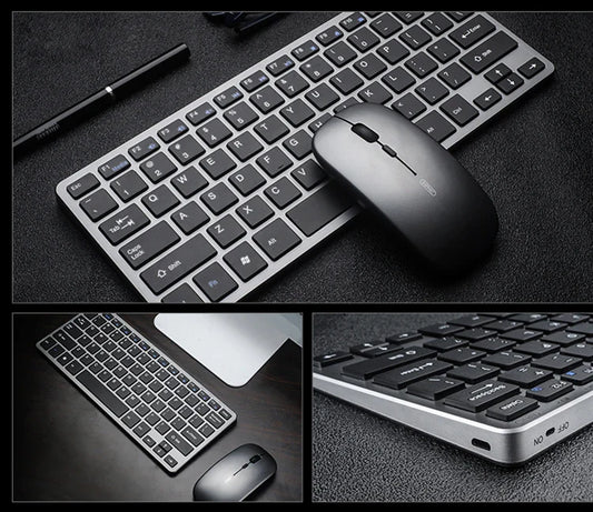 HKM-625107 Wireless Ergonomic Keyboard and Mouse Combo for PC - 2.4G Wireless Technology