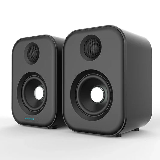 KTX-137619 Professional 2.0 Channel Hi-Fi Studio Monitor Bookshelf Speakers for Computer Audio