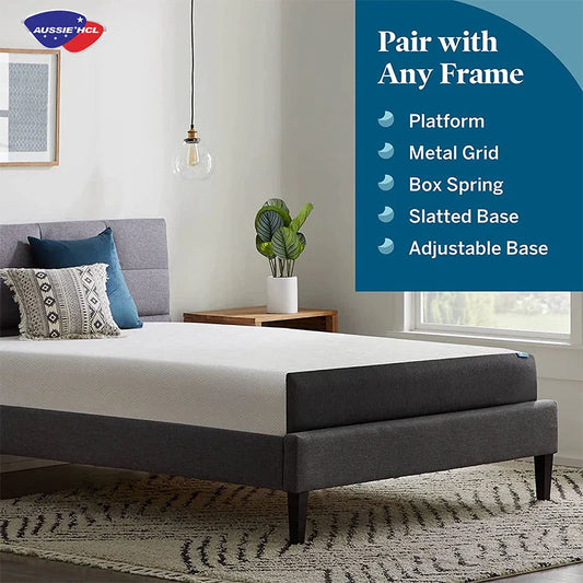 KTX-327187 Comfortable High Density Foam Mattress - Versatile 22cm Thickness for Single, Twin, Double, Full, Queen, King Sizes