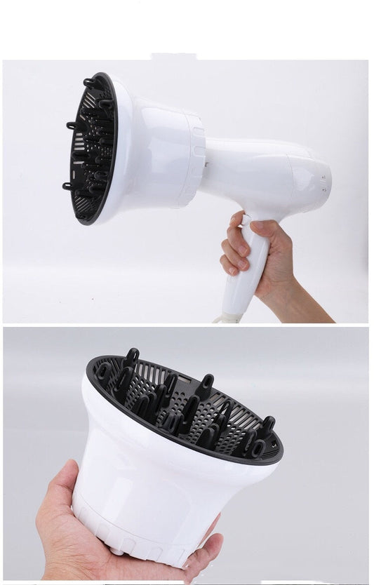 HKM-732691 Honeycomb Wind Hood Hair Dryer with Rotary Buckle for Curly Hair Styling