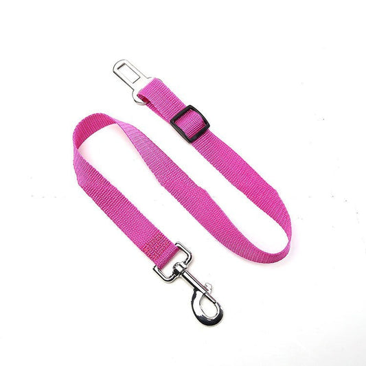 HKM-887699 Retractable Car Safety Belt for Pets - Adjustable 50cm to 70cm, Various Colors Available