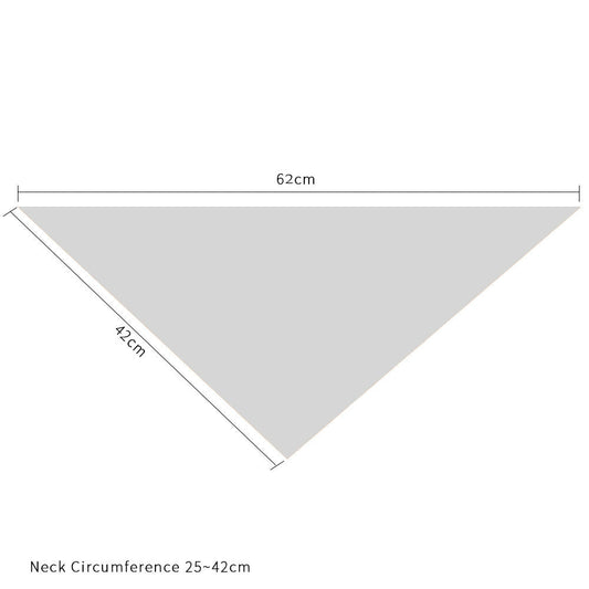 HKM-536339 Easter Bunny Pet Triangle Towel for Cats - Cotton, Casual Style, 20-42cm Neck Size