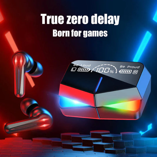 KTX-016915 M28 TWS Wireless Gaming Earbuds with Low Latency In-Ear Design