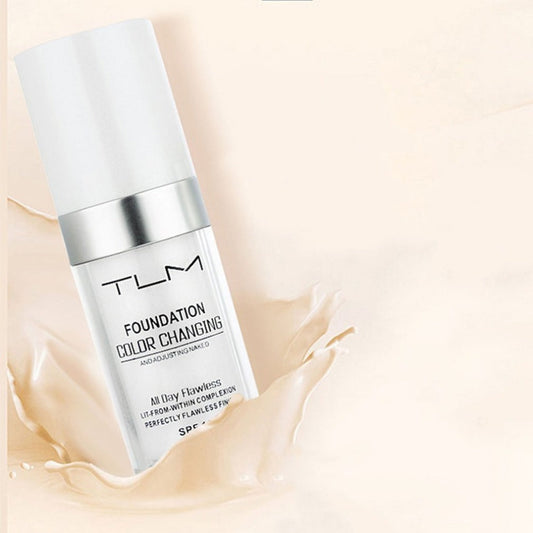HKM-614547 Color Changing Liquid Foundation with SPF 50 - Self-Adjusting Formula for All Skin Types
