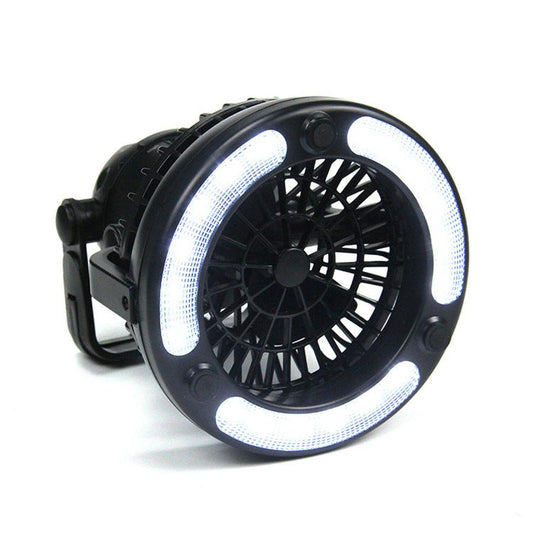 HKM-840595 Multifunctional 18LED Rechargeable Camping Fan and Light
