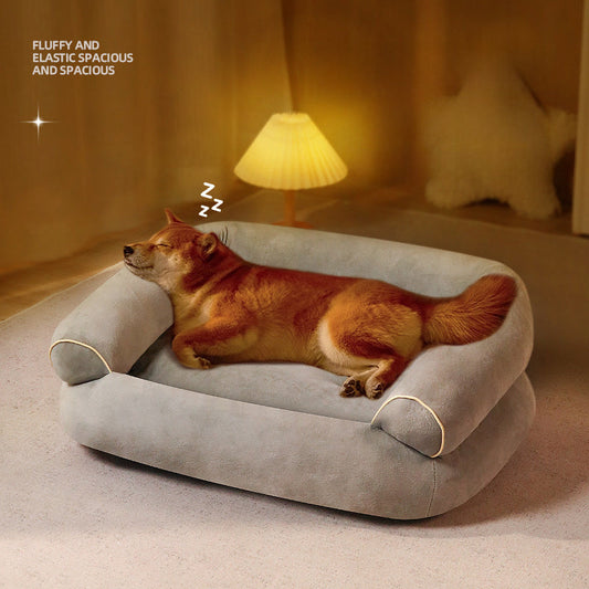 HKM-400915 Cozy Soft Fabric Sofa Bed for Small Pets - Multiple Sizes Available