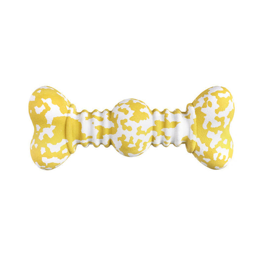 HKM-372947 Durable Natural Rubber Chew Toy for Medium to Large Dogs, Aggressive Chewers, Unique Camouflage Design