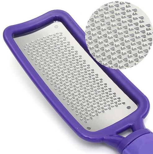 HKM-263507 Stainless Steel Dead Skin Remover Pedicure Tool with Rubber Handle, 28cm x 7cm