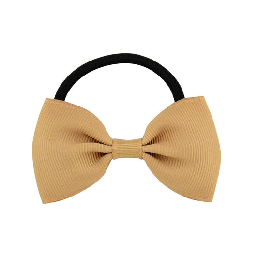 HKM-539475 Fashionable Children's Bow Hair Circle for Girls - Soft Elastic Hoop, 4.5cm Diameter