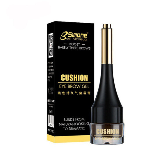 HKM-110675 Three-Dimensional Air Cushion Eyebrow Cream in Multicolor - Light Brown, Grey Black, Coffee, Brown Shades