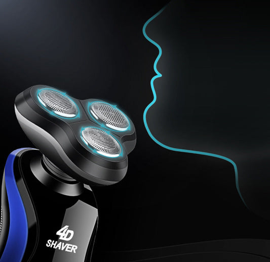 HKM-250643 USB Rechargeable Electric Shaver for Wet & Dry Use - Model DS-9288, 50-Minute Run Time