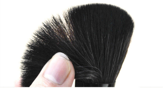 HKM-549011 24-Piece Makeup Cover Brush Set with PU Leather Bag and Wooden Handle