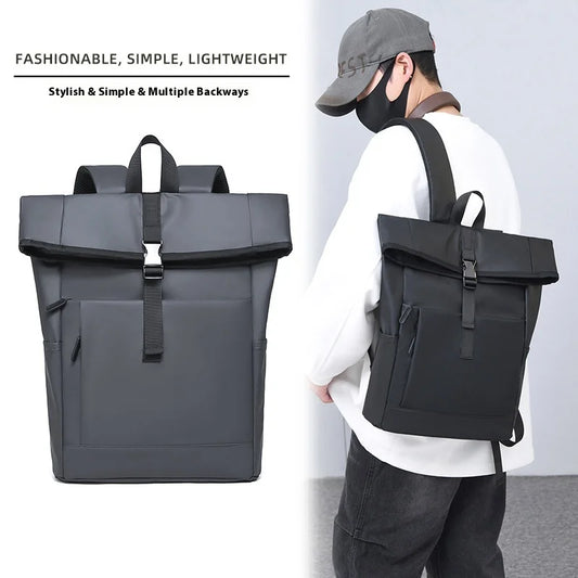 KTX-080211 Waterproof Roll-Up Oxford Backpack with Large Capacity for Short-Distance Travel