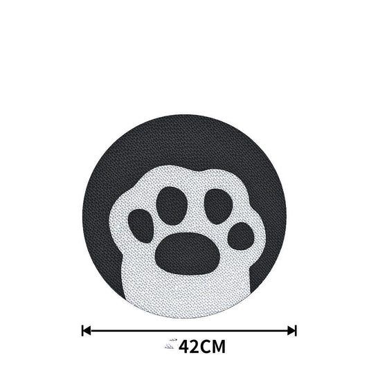 HKM-757075 Double-Sided Cat Scratching Board for Claw Maintenance - 42cm Diameter, Eco-Friendly Cardboard