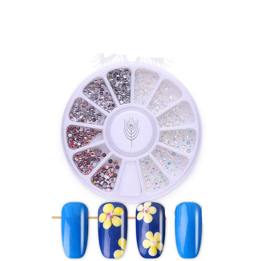 HKM-333715 Resin Nail Art Stickers for Unique Diamond Jewelry Decor