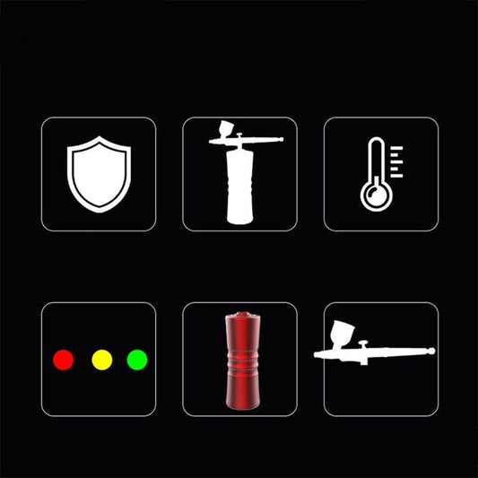 HKM-113811 High-Pressure Oxygen Injector with Double Hand Hold - Durable Aluminum Spray System for Multiple Liquids