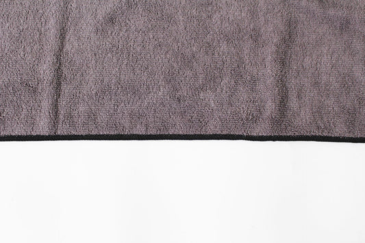 HKM-448083 Microfiber Pet Bath Towel - Absorbent Gray Square Towel, 50x100cm