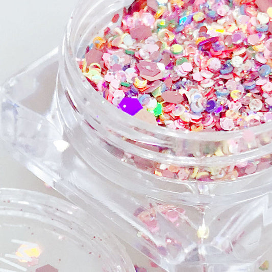 HKM-268179 Color Film Magic Box Nail Art Sequins for Glossy Decoration and Comfort