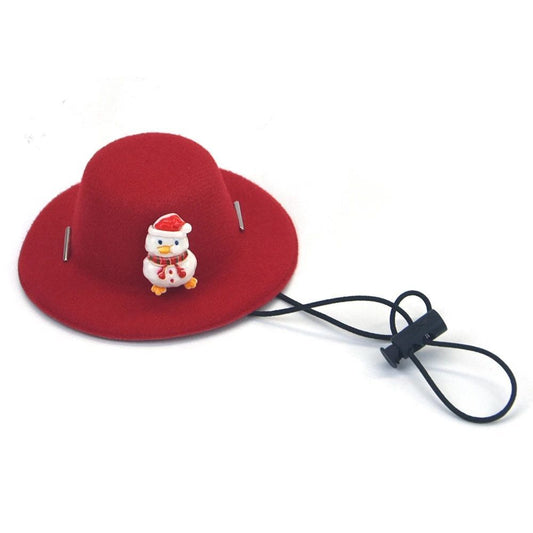 HKM-538131 Festive Pet Christmas Hat - Soft Felt Cloth Dog and Cat Outfit for Holiday Grooming and Cosplay