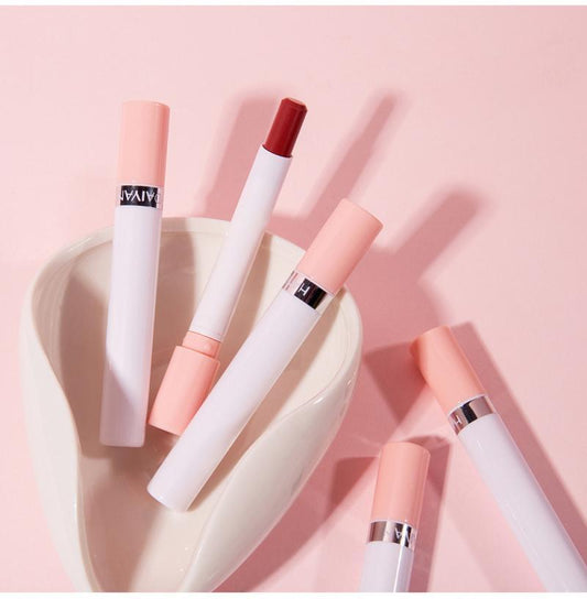 HKM-250963 Matte Mist Lipstick Set - Semi Suede, Long-Lasting Color, Lightweight & Portable (4 Colors)