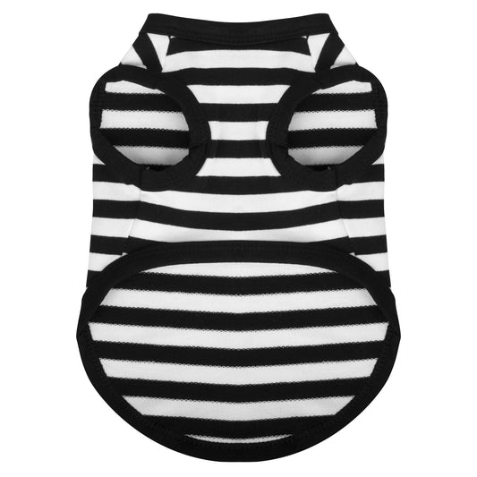 HKM-436051 Lightweight Cotton Striped Vest for Dogs in Various Colors and Sizes