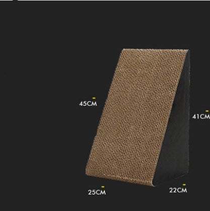 HKM-609043 Corrugated Vertical Cat Climbing Board with Grinding Claws for Scratching and Play