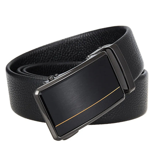HKM-094355 Men's Alloy Automatic Buckle - 3.5cm Wide - Model LY36-25632-5