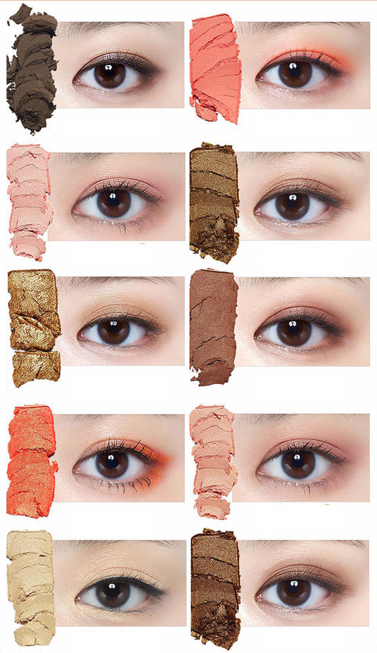 HKM-866643 NOVO 10-Color Matte Eyeshadow Palette for Versatile Makeup Looks