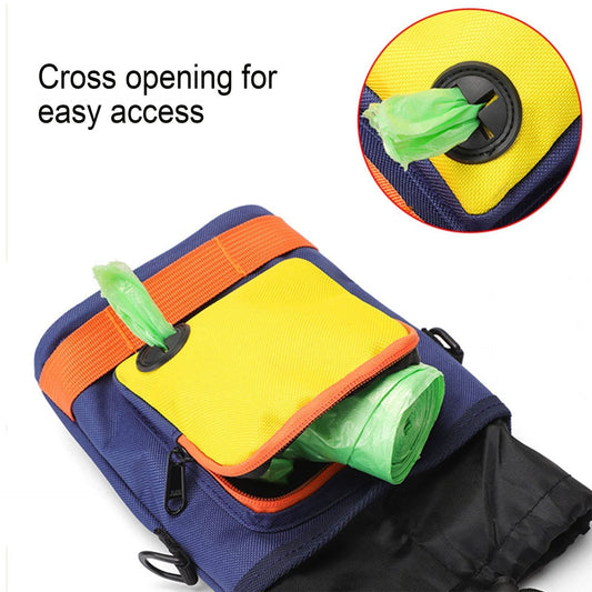 HKM-264979 Dog Training Crossbody Bag for Outdoor Travel - Lightweight Oxford Material, Stylish Design, Versatile Colors