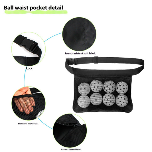 HKM-309395 Portable Outdoor Sports Ball Waist Storage Bag for Easy Carry and Organization