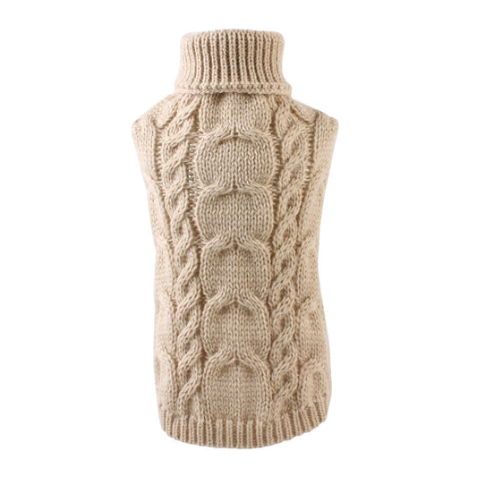 HKM-473939 Warm Woolen Pet Clothes for Autumn and Winter - Available in Multiple Colors and Sizes