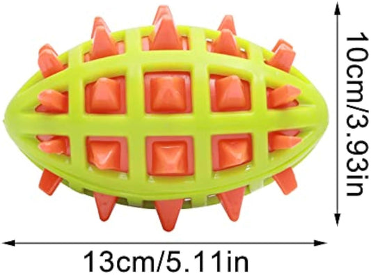 HKM-785427 Durable Interactive Dog Teether Ball for Aggressive Chewers - Promotes Dental Health and Relieves Anxiety