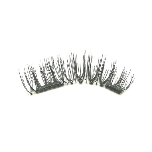 HKM-829587 Magnetic False Eyelash Set with Tweezers - No Glue Needed, Natural and Thick Options