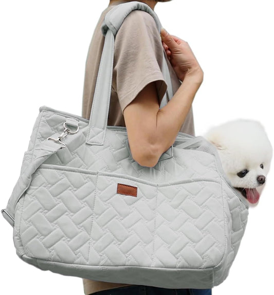 HKM-820819 Compact Pet Carrier Bag with Breathable Mesh and Soft Cushion for Travel and Outdoor Use