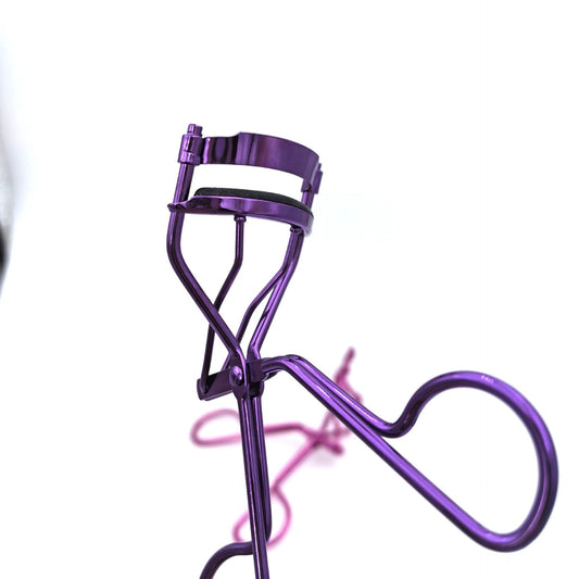 HKM-815763 Stainless Steel Eyelash Curler with Wide Angle Design - Available in Blue and Pink