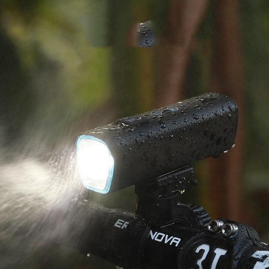 HKM-053331 Bright Front Bike Light for Night Riding, Featuring Strong Flashlight Functionality