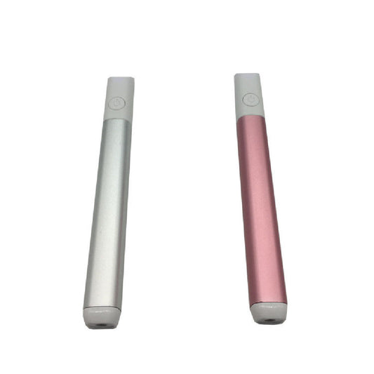 HKM-773139 Blue Light Acne Treatment Pen - Silver and Pink, Compact Design for Effective Acne Removal