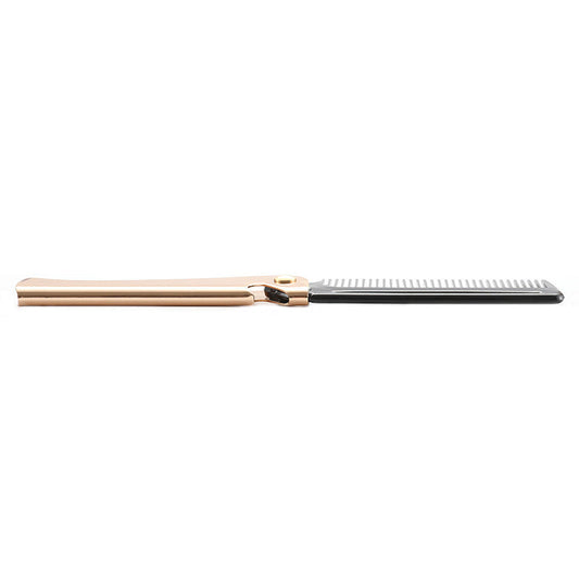 HKM-347475 Folding Portable Pocket Stainless Steel Hair and Beard Comb