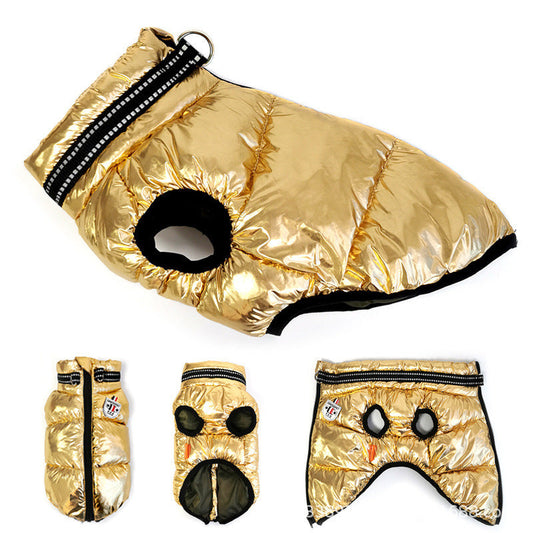 HKM-834387 Labrador Cotton Vest for Dogs - Stylish Warm Clothing in Multiple Colors and Sizes