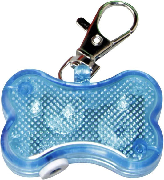 HKM-698515 Luminous Pet Pendant for Cats & Dogs - LED Bone Shape Anti-Lost Collar Tag