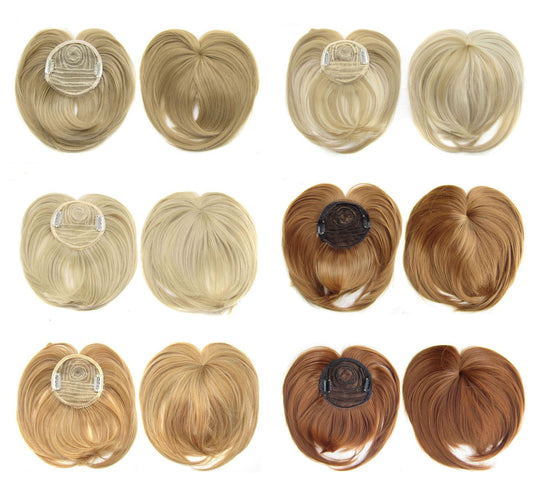 HKM-757651 Short High Temperature Silk Chemical Fiber Wig with Peach Heart Bangs for Men