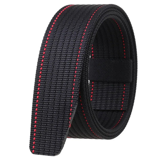HKM-864979 Mens Braided Elastic Slide Belt - Retro Style Adjustable Accessory