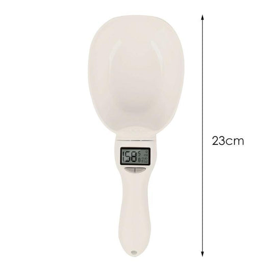 HKM-964883 Electronic Weighing Spoon for Pet Food - Accurate Measurement Tool for Cats and Dogs, ABS Material, 250ml Capacity